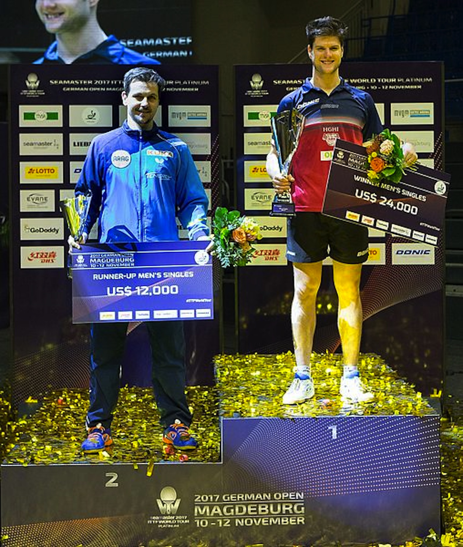 TT INT 2017 German Open Siegerehrung Männer