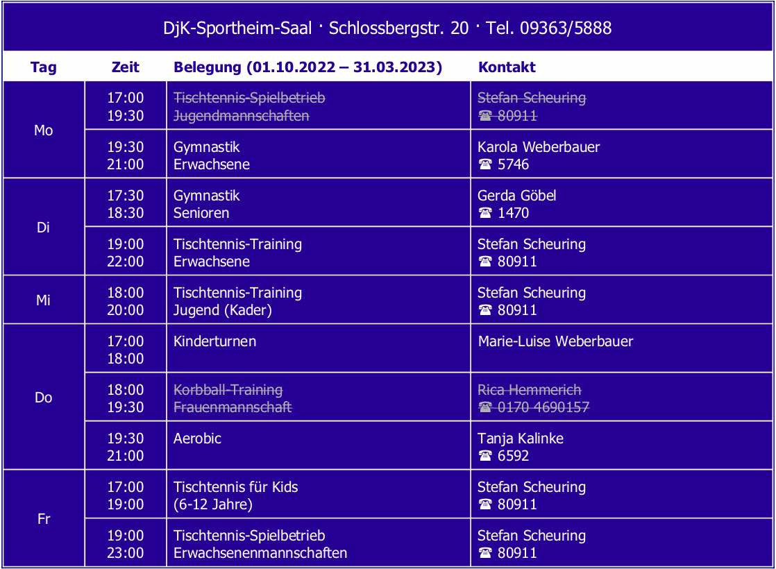DjK I 221001 -ST Sportheimsaal