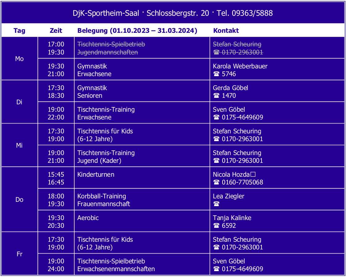 DjK I 231001 -ST Sportheimsaal