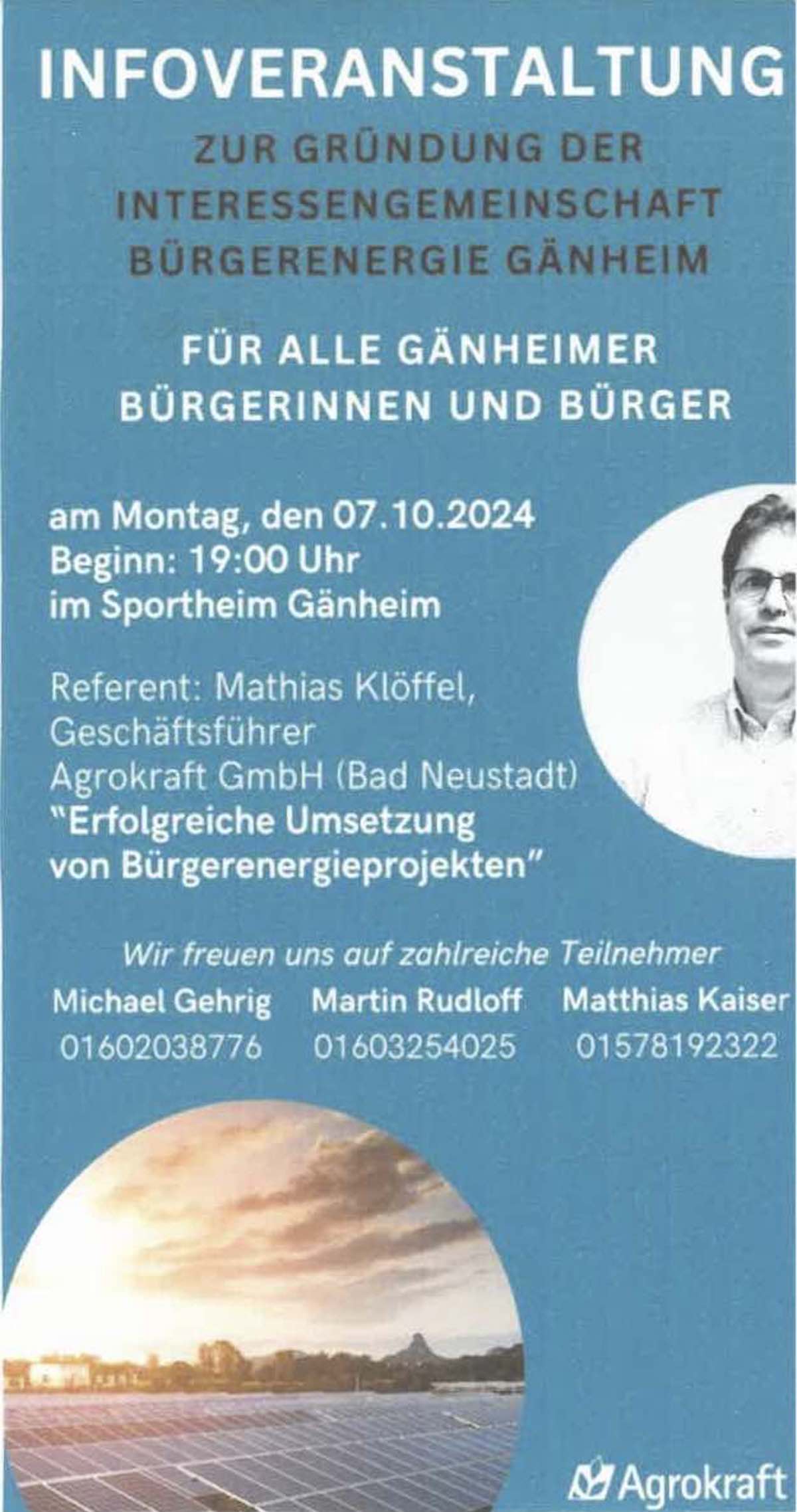 IG BEG I 241007 Infoveranstaltung
